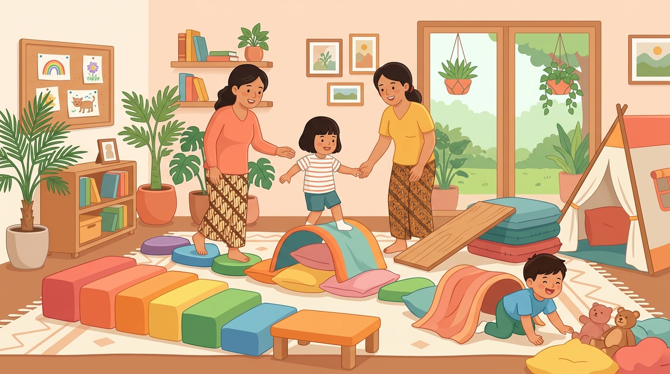 Mini Obstacle Course di Rumah: Permainan Seru di Rumah
