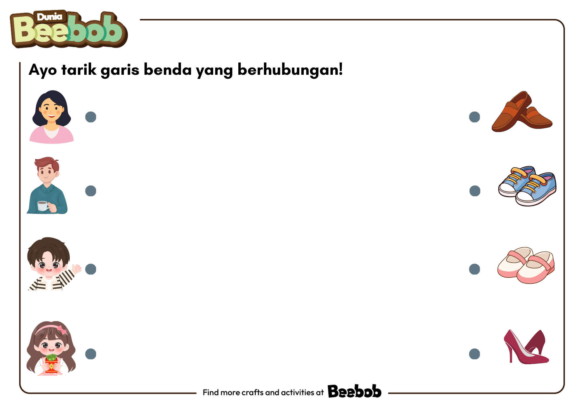 Ayo Tarik Garis Benda yang Berhubungan Bagian Kesatu
