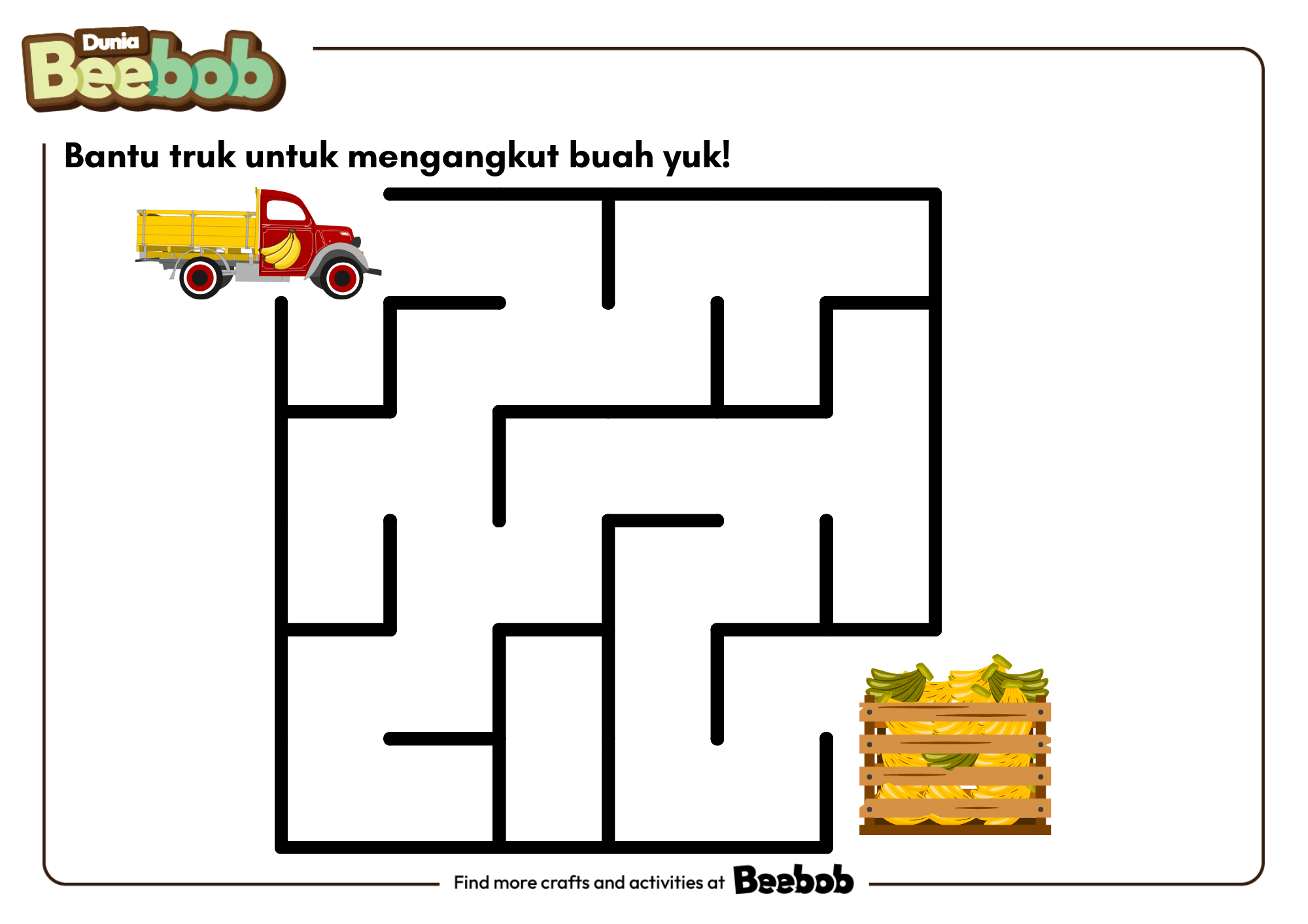 Bantu Truk untuk Mengangkut Buah Yuk Bagian Kesatu!