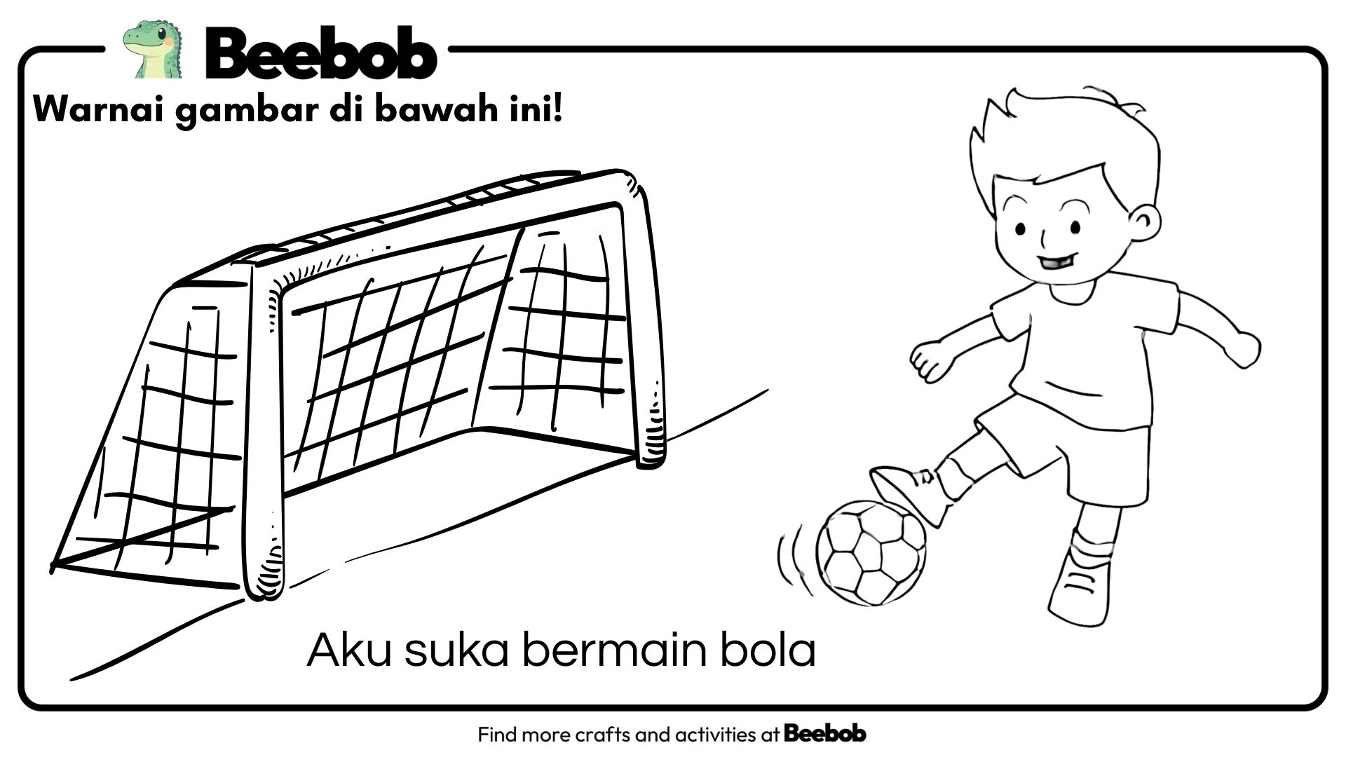 Ayo Kita Warnai Pemain Bola Hebat Ini