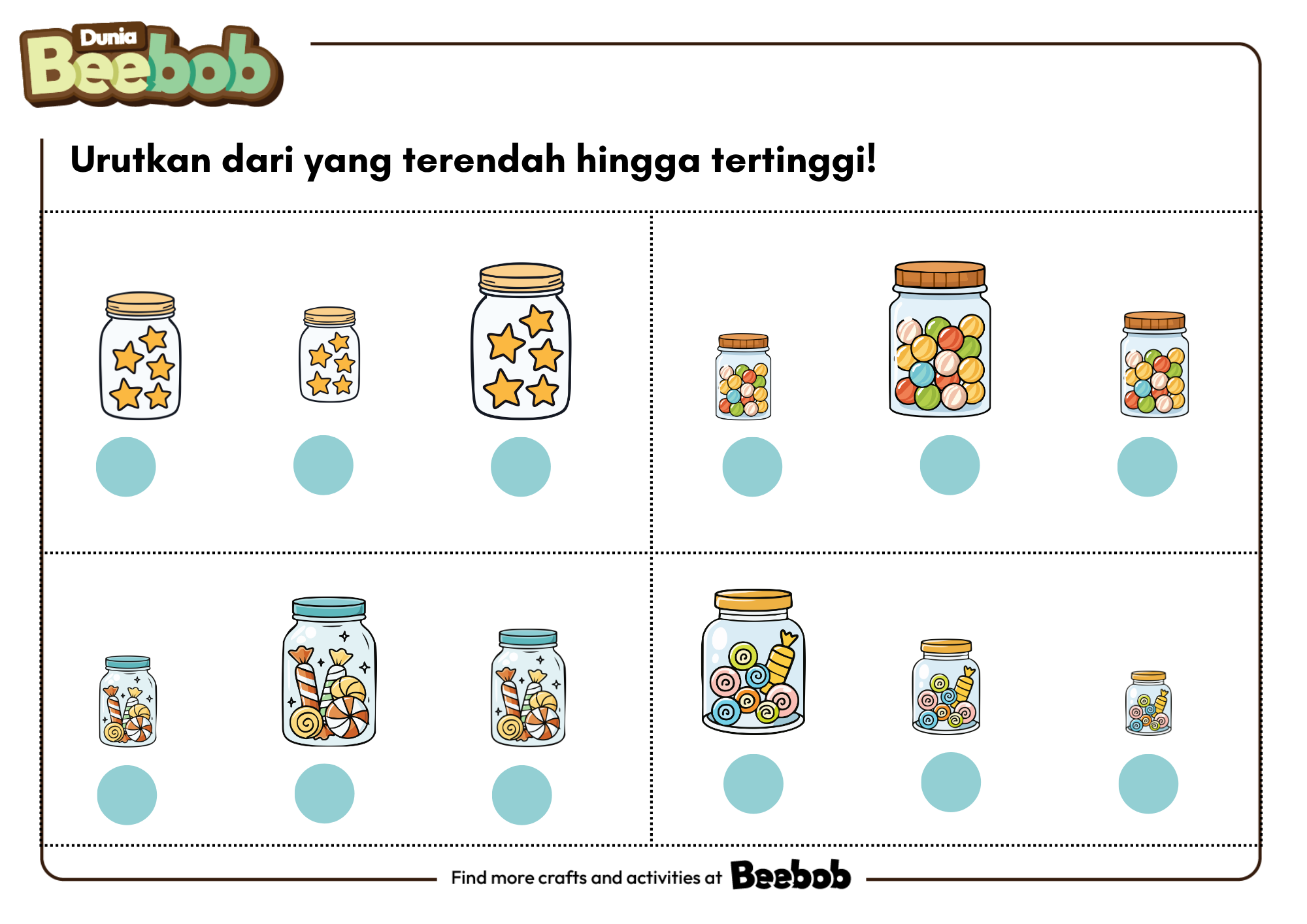 Urutkan dari yang Terendah Hingga Tertinggi!