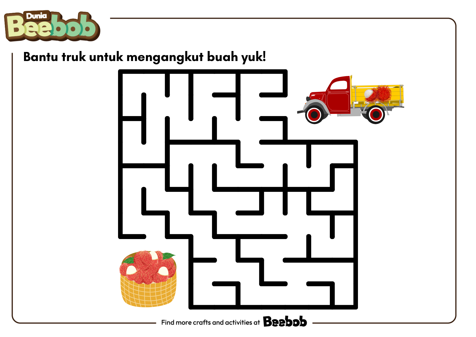Bantu Truk untuk Mengangkut Buah Yuk Bagian Kesepuluh!
