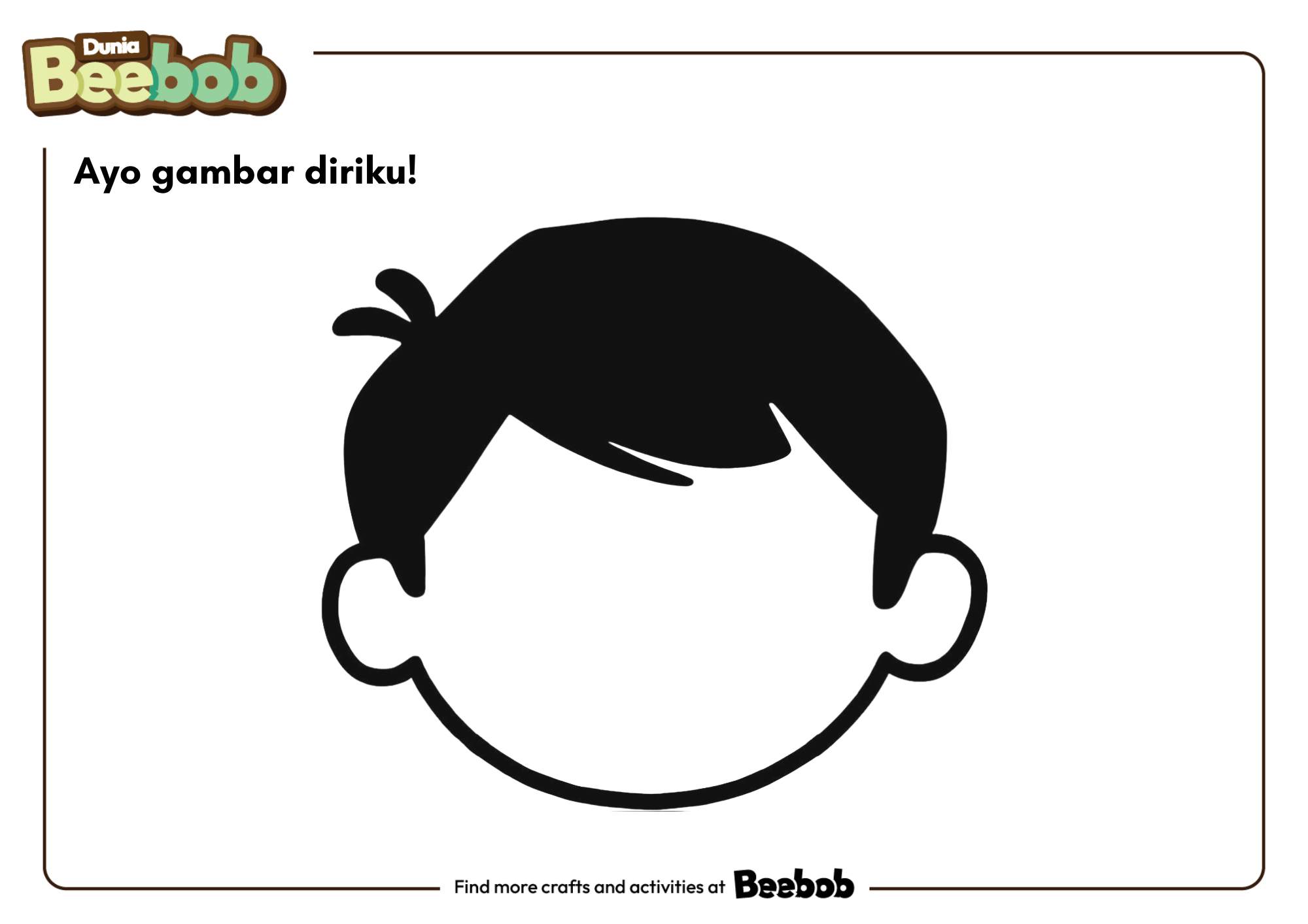 Gambar Diri Yuk! (Laki-laki)