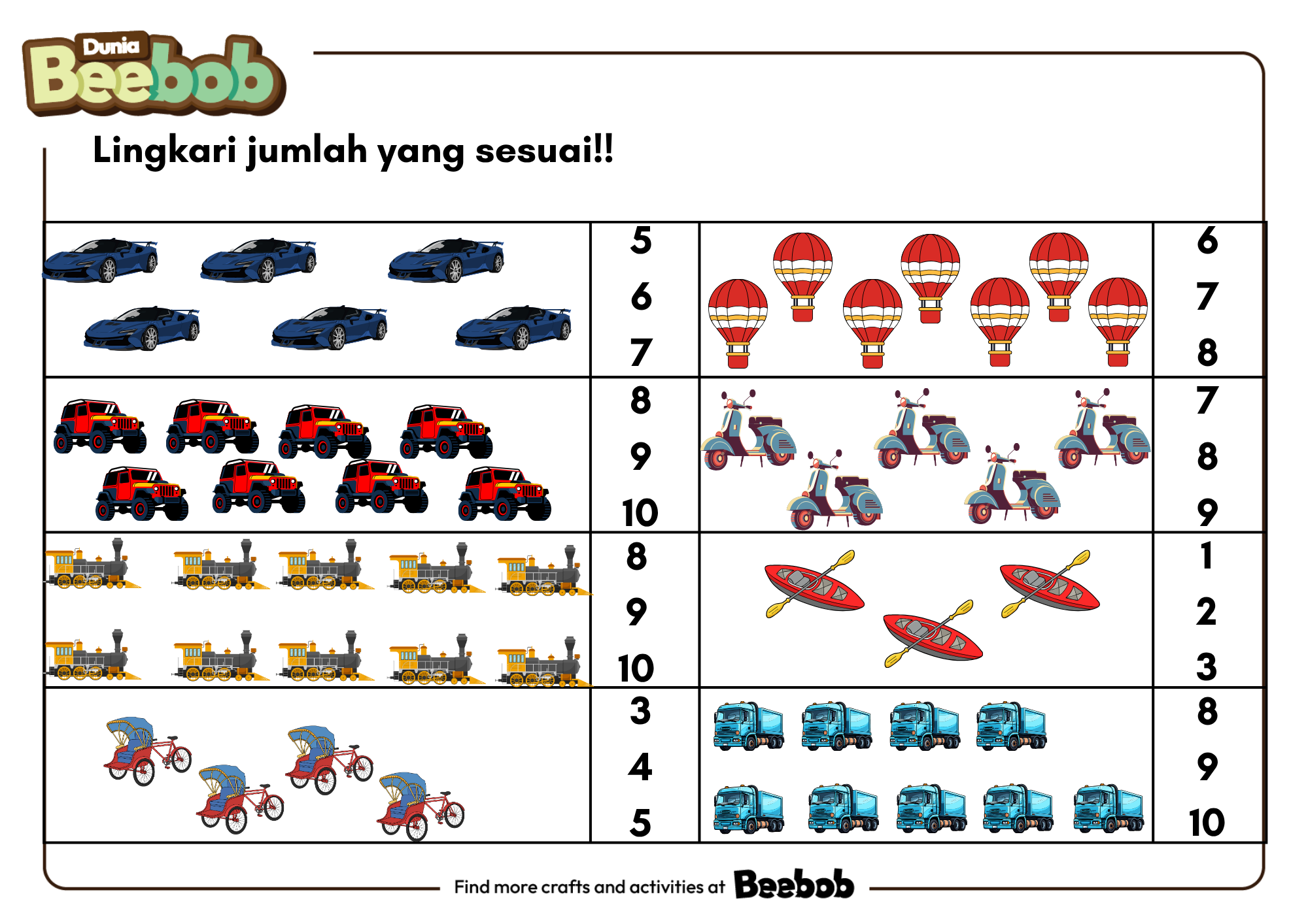 Lingkari Jumlah yang Sesuai Bagian Kedua!