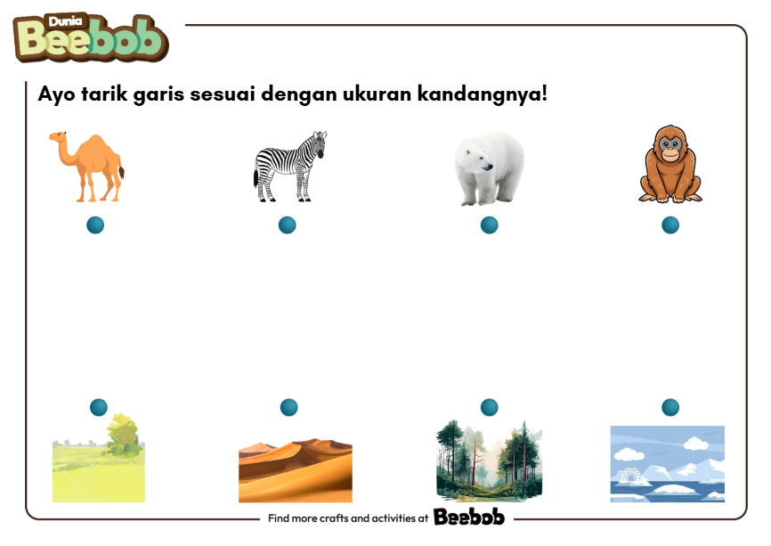 Ayo Tarik Garis Sesuai dengan Ukuran Kandangnya Bagian Kedua!