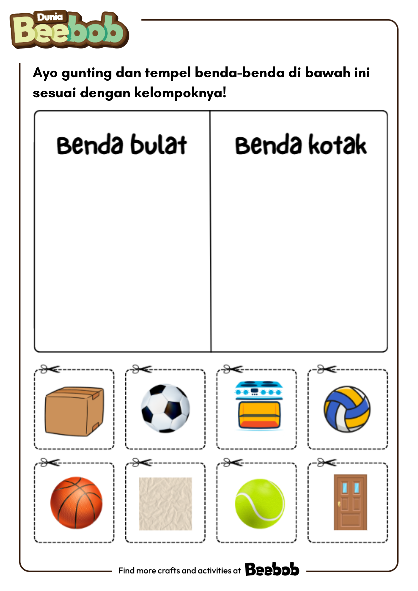 Ayo Menggunting dan Menempel Bagian Kelima